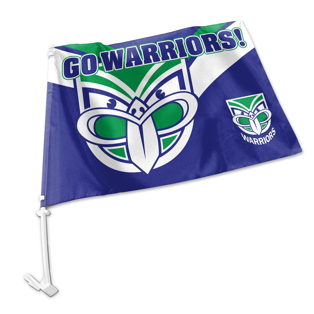 NRL New Zealand Warriors - Car Flag - 49cm x 30cm