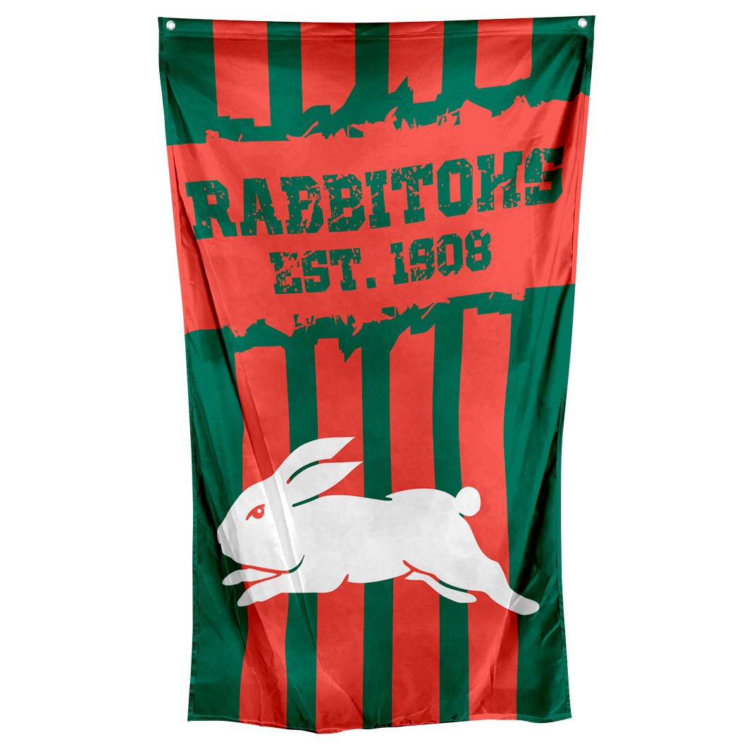 NRL South Sydney Rabbitohs Cape/Wall Flag - 90cm x 150cm