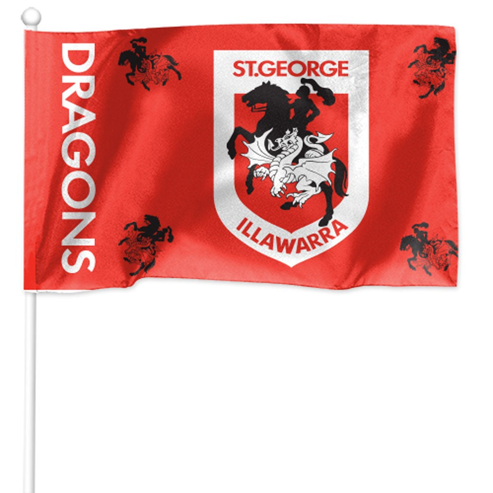 NRL St George Illawarra Dragons - Kids Flag - 48cm x 30cm