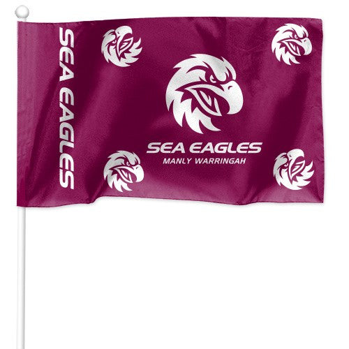 NRL Manly Warringah Sea Eagles - Kids Flag - 48cm x 30cm