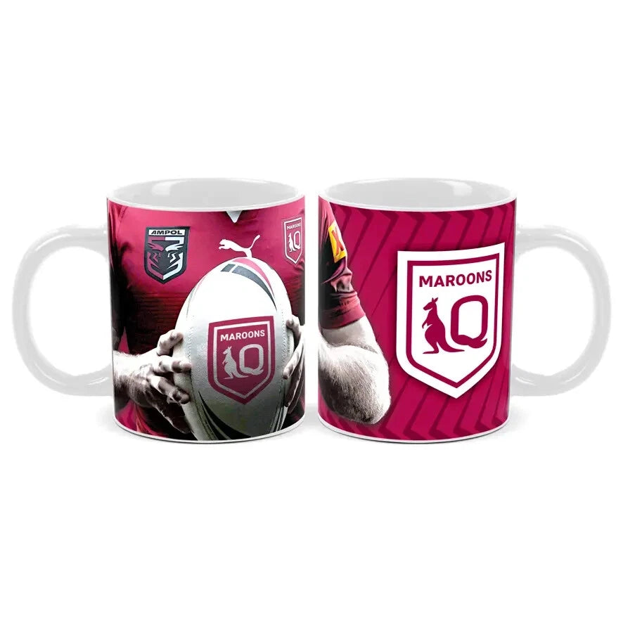 2026 Origin QLD Maroons Coffee Mug 330ml - State of Origin Coffee Cup