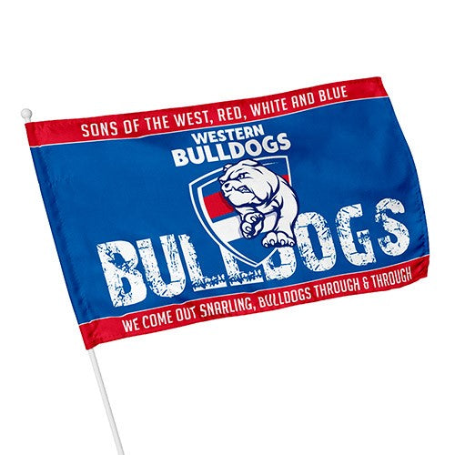 AFL Western Bulldogs - Kids Flag - 48cm x 30cm