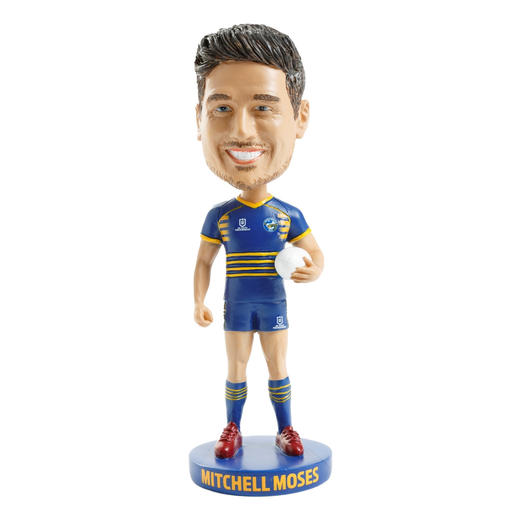 NRL Parramatta Eels MITCHELL MOSES Bobblehead Collectable 18cm tall statue gift