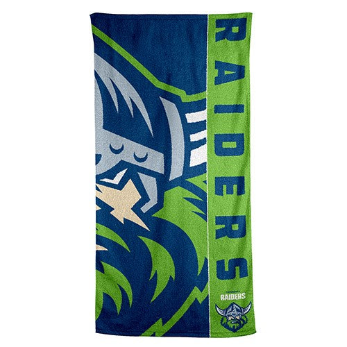 NRL Canberra Raiders Beach Towel -150x75cm (Gym, Swimming, Shower, Bath) Gift idea
