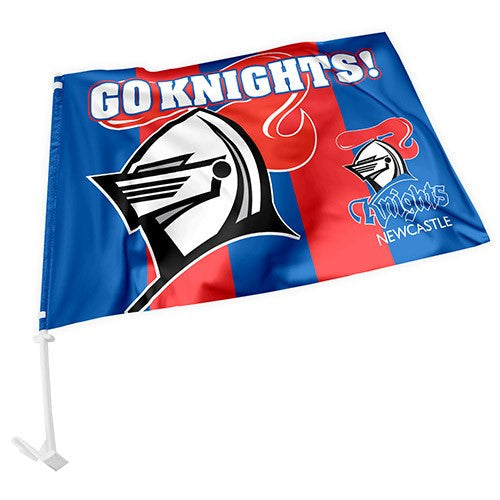 NRL Newcastle Knights - Car Flag - 49cm x 30cm