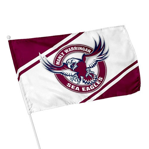 NRL Manly Warringah Sea Eagles - Kids Flag - 48cm x 30cm